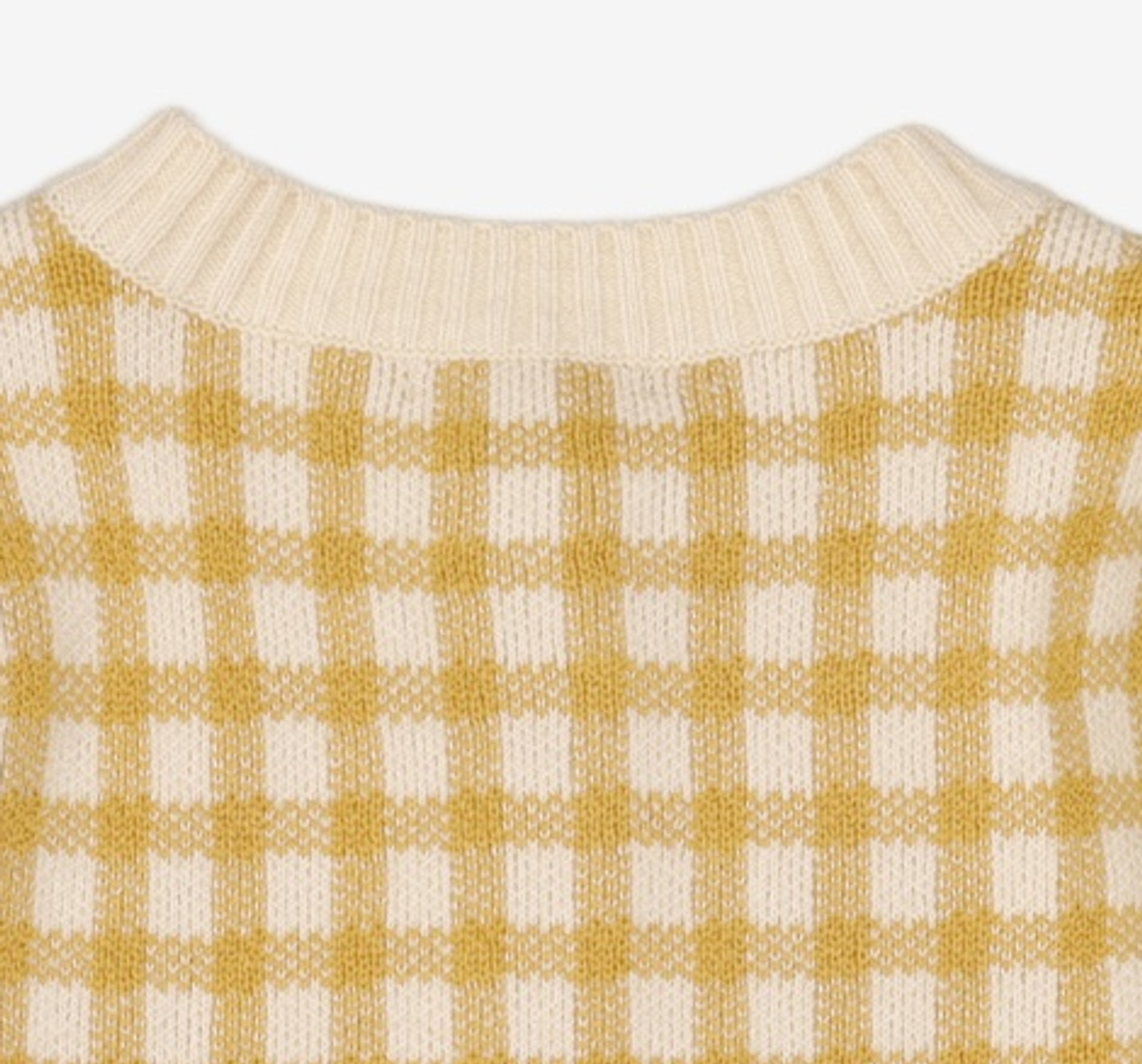 미쏘(MIXXO) 크롭 체크패턴 가디건 MIWCKAV46T M