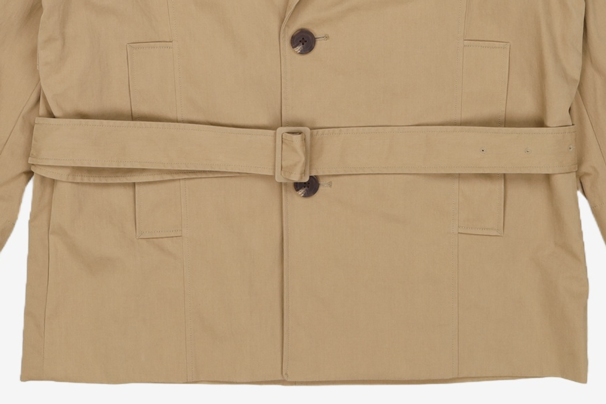 커스텀멜로우(CUSTOMELLOW) Beige Short Trench Coat CWCAS25113BEX 95