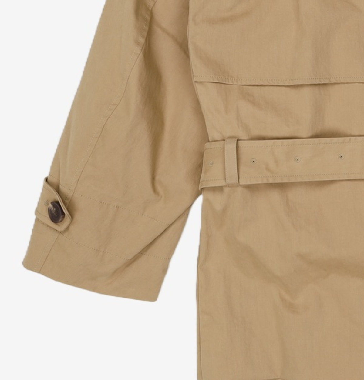 커스텀멜로우(CUSTOMELLOW) Beige Short Trench Coat CWCAS25113BEX 95