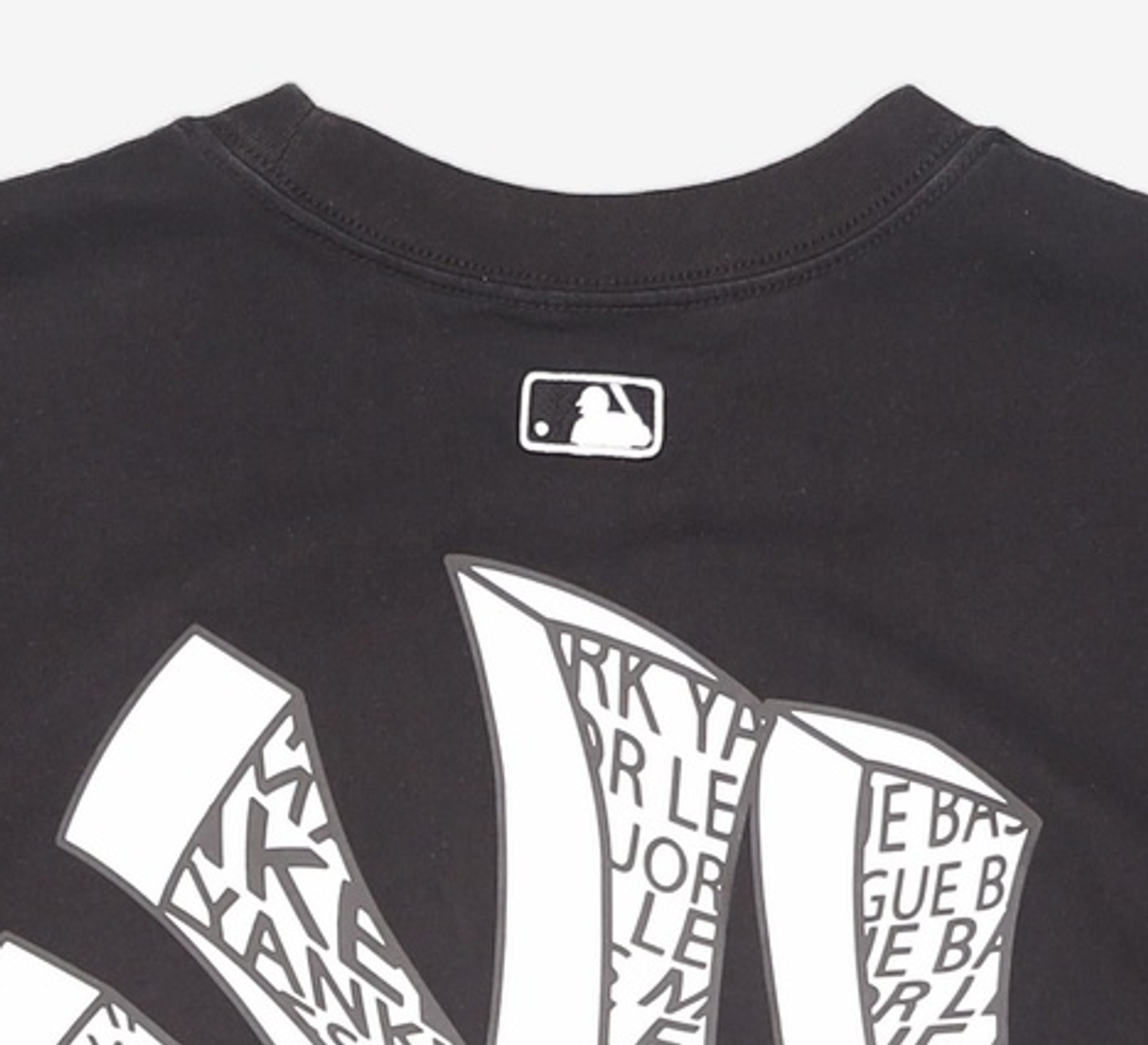 엠엘비(MLB) 일루젼 클리핑 반팔 티셔츠 NY (Black) L