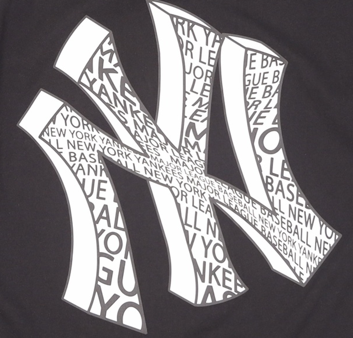 엠엘비(MLB) 일루젼 클리핑 반팔 티셔츠 NY (Black) L