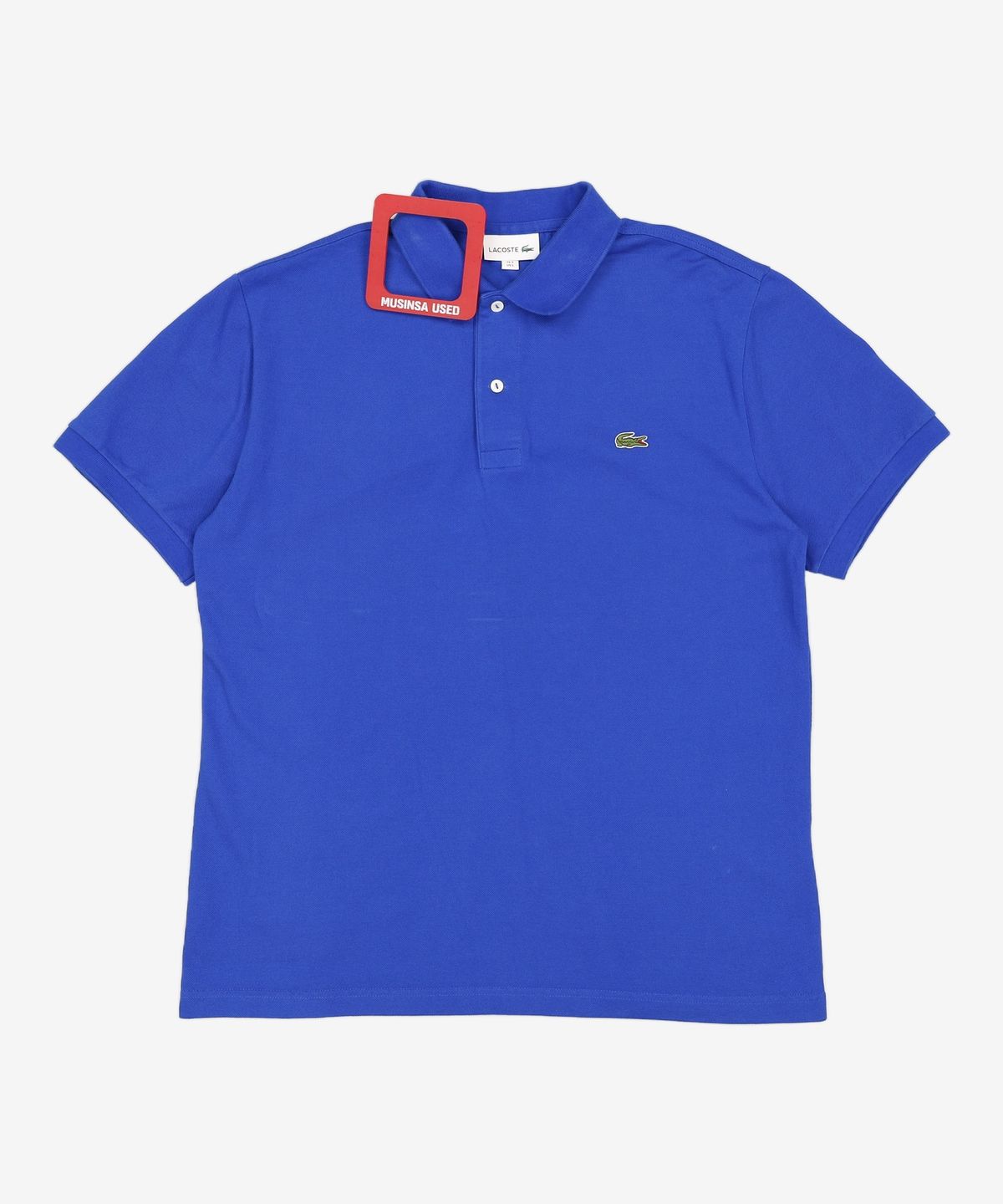 라코스테(LACOSTE) 남성 프렌치 베이직 반팔 폴로 [블루] 105