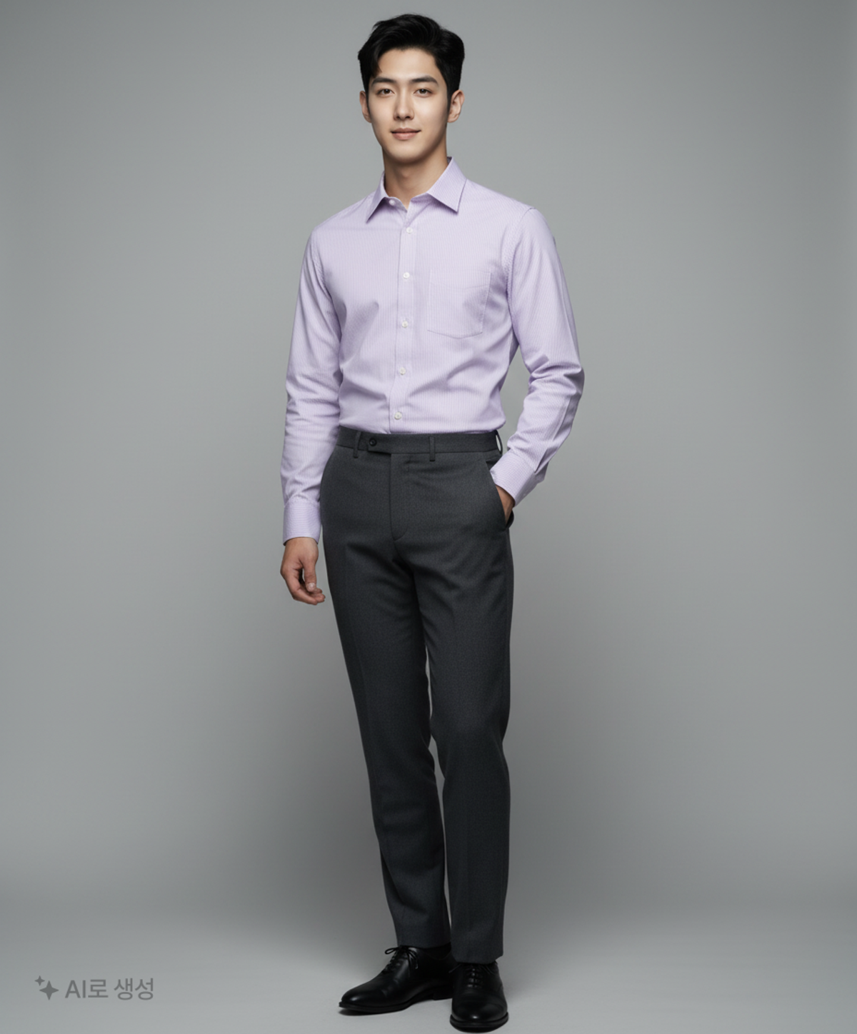 마틴플랜(MARTIN PLAN) Shoulder Flash Stripe Shirts - PURPLE S