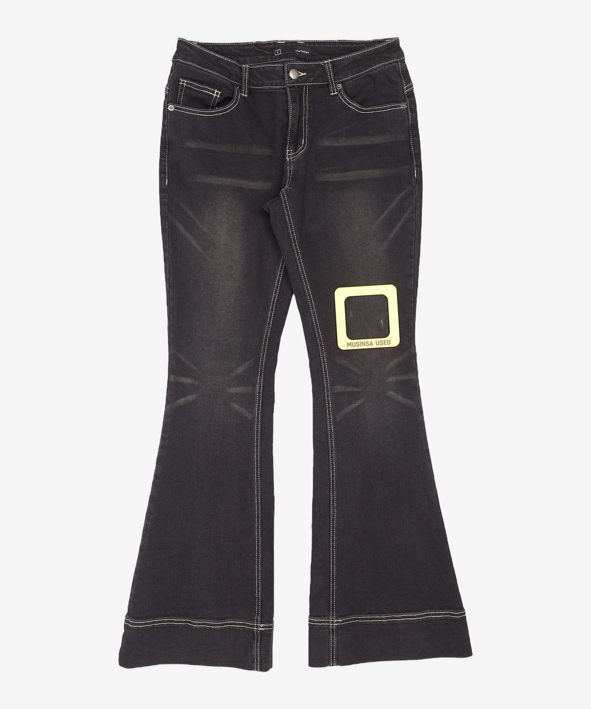 레더리(LEATHERY) 청/데님 팬츠 S
