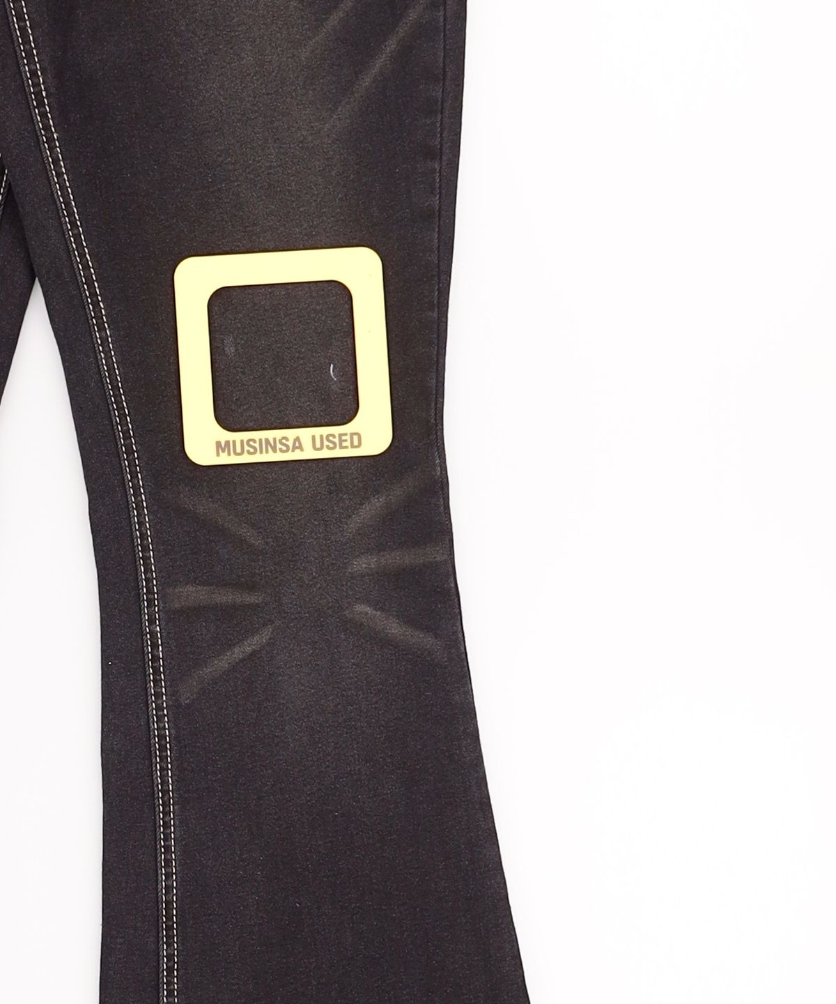 레더리(LEATHERY) 청/데님 팬츠 S