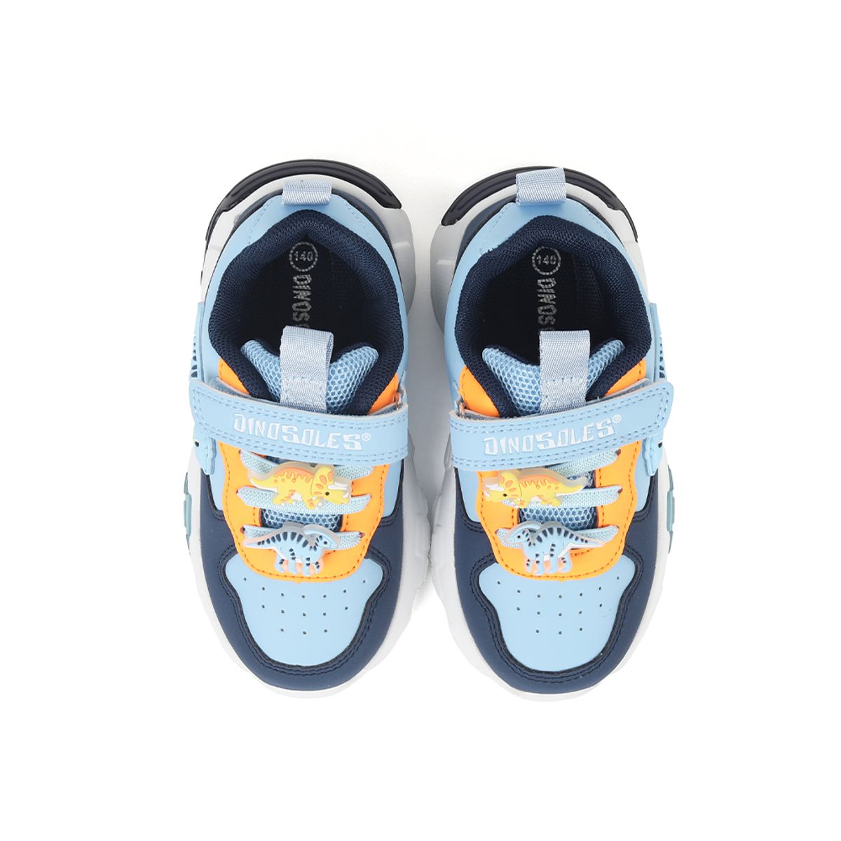 다이노솔즈(DINOSOLES) 티렉스 픽셀 스텝 블루