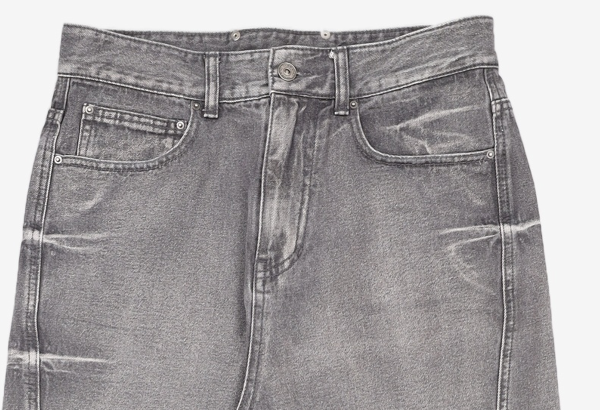 메종미네드(MAISON MINED) PINCH WIND DENIM PANTS GREY 46