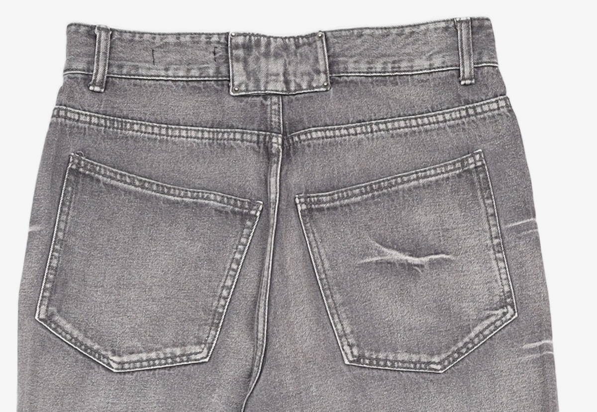 메종미네드(MAISON MINED) PINCH WIND DENIM PANTS GREY 46