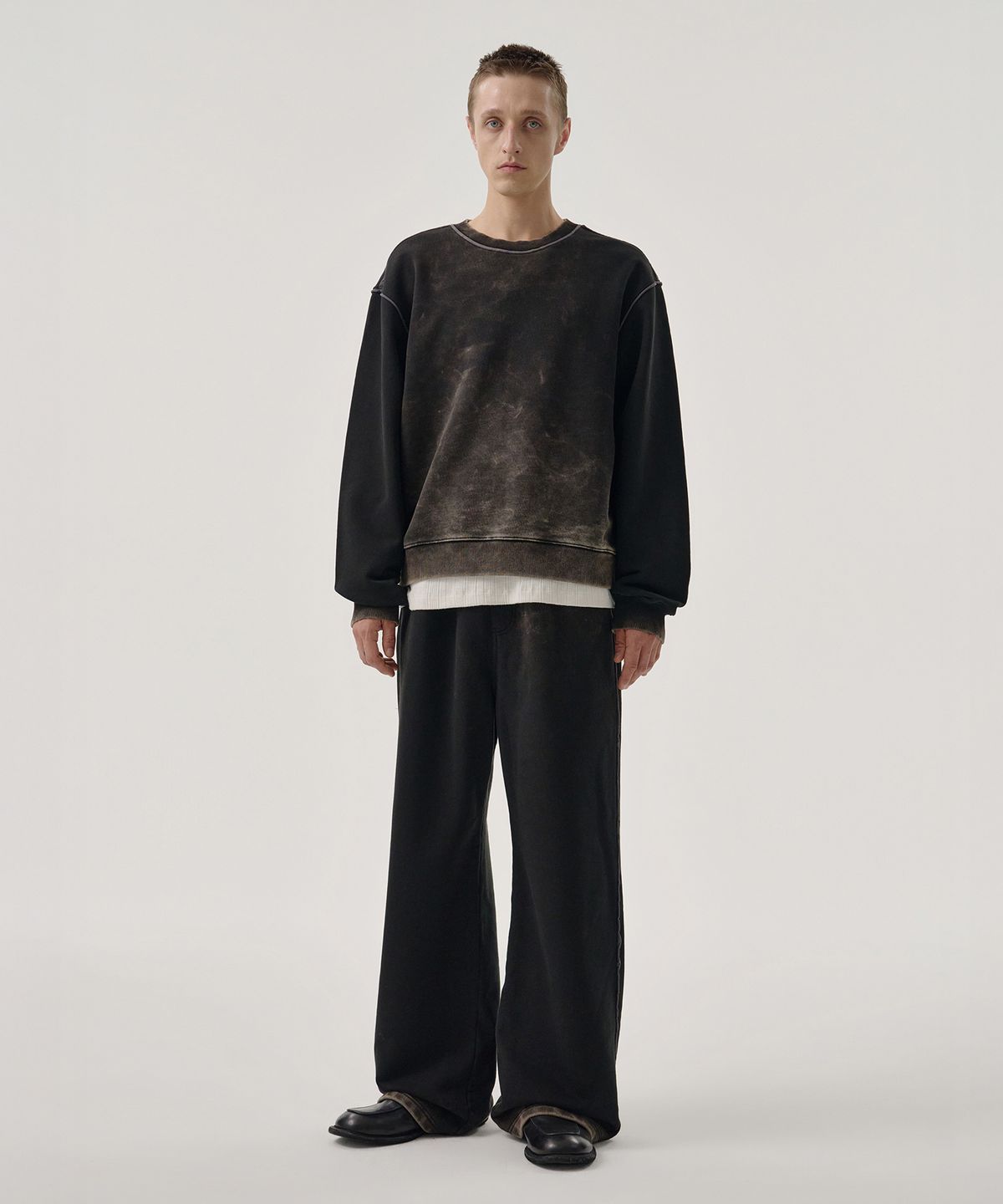 엠엠아이씨(MMIC) SHADE LAYER SWEATPANTS (BLACK)