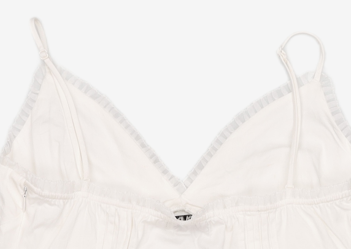 그로브(GROVE) FENNA SLEEVELESS BLOUSE (WHITE) FREE