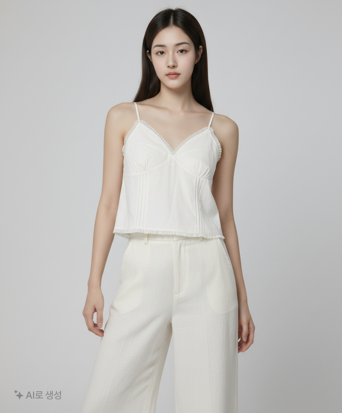 그로브(GROVE) FENNA SLEEVELESS BLOUSE (WHITE) FREE