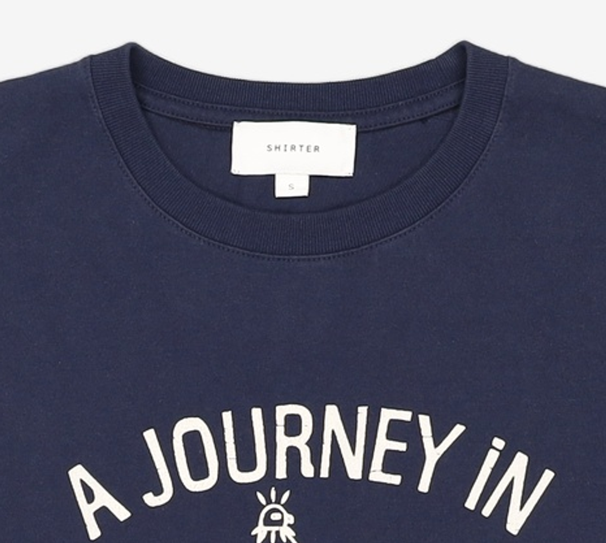 셔터(SHIRTER) WASHED JOURNEY T-SHIRT (NAVY) S