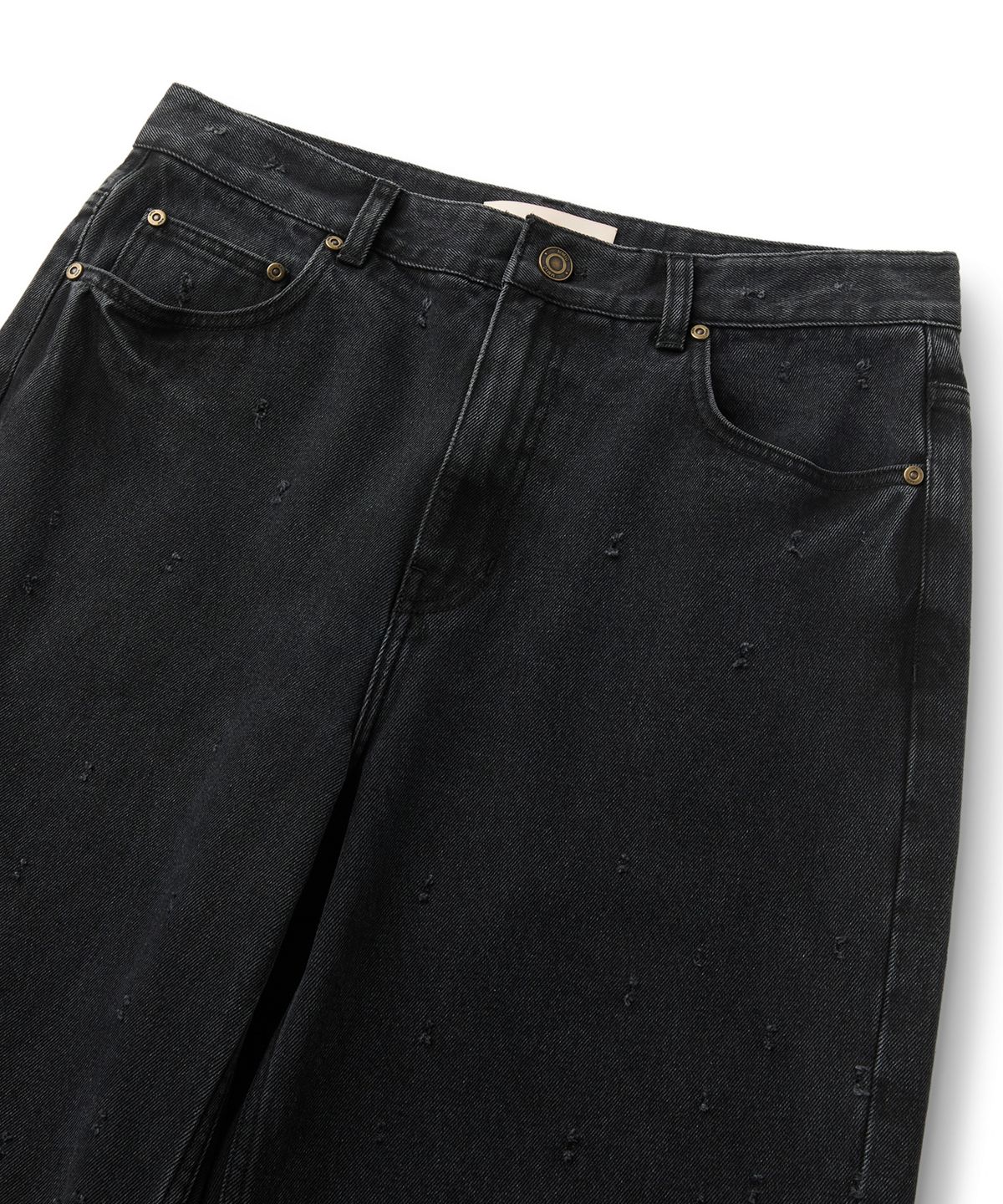 엠엠아이씨(MMIC) GLEAM TRACE JEANS (BLACK)