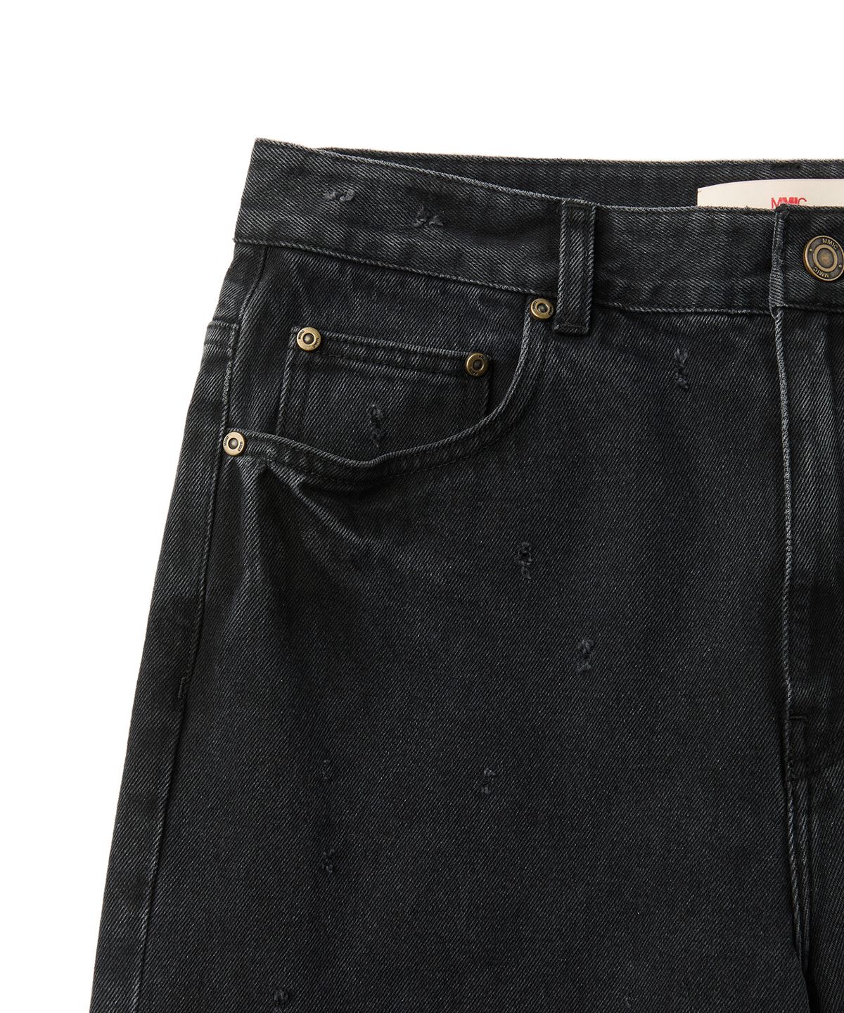 엠엠아이씨(MMIC) GLEAM TRACE JEANS (BLACK)