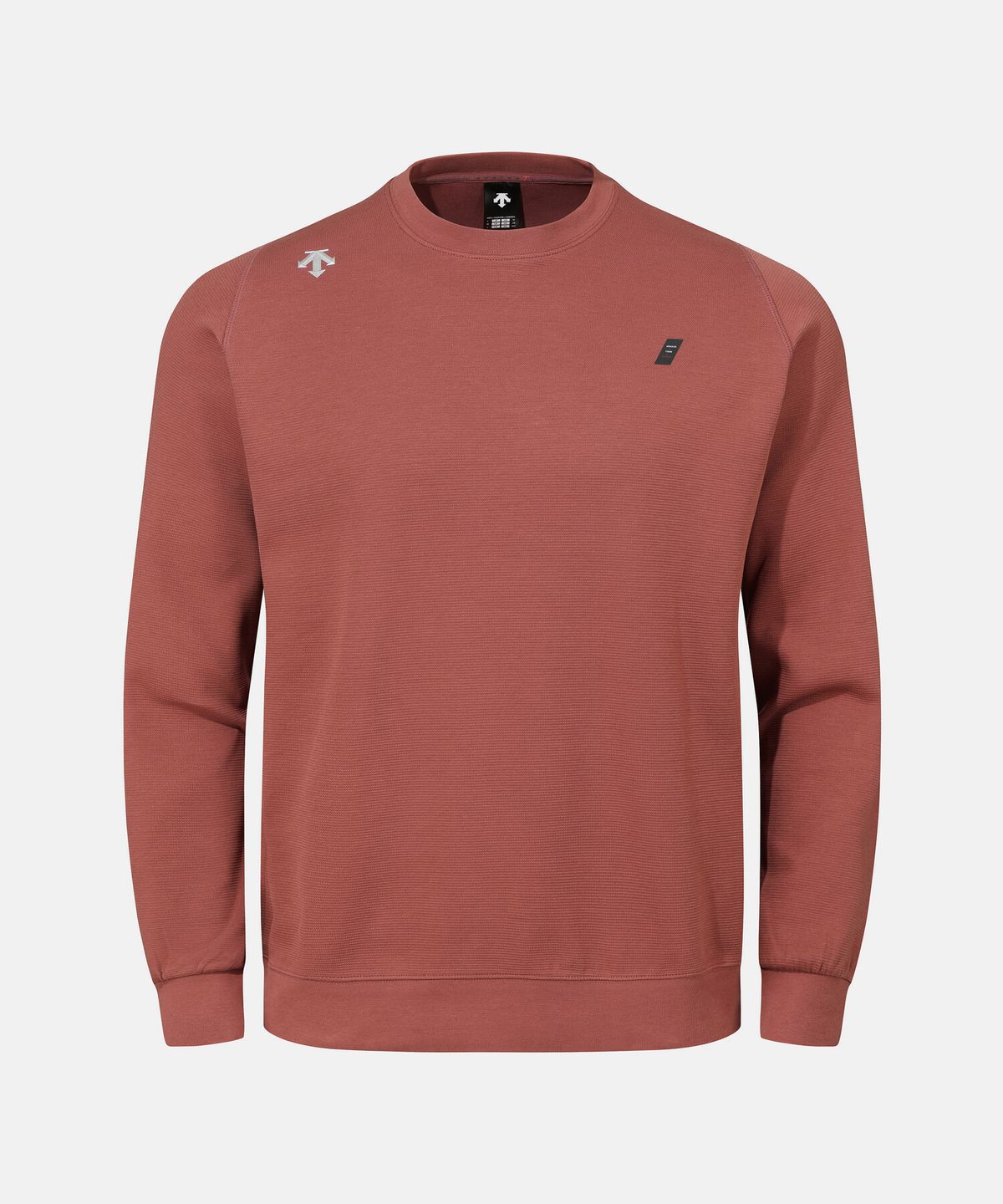 데상트(DESCENTE) 남성 백그래픽 머슬핏 맨투맨 라이트 브릭 SR321THT91