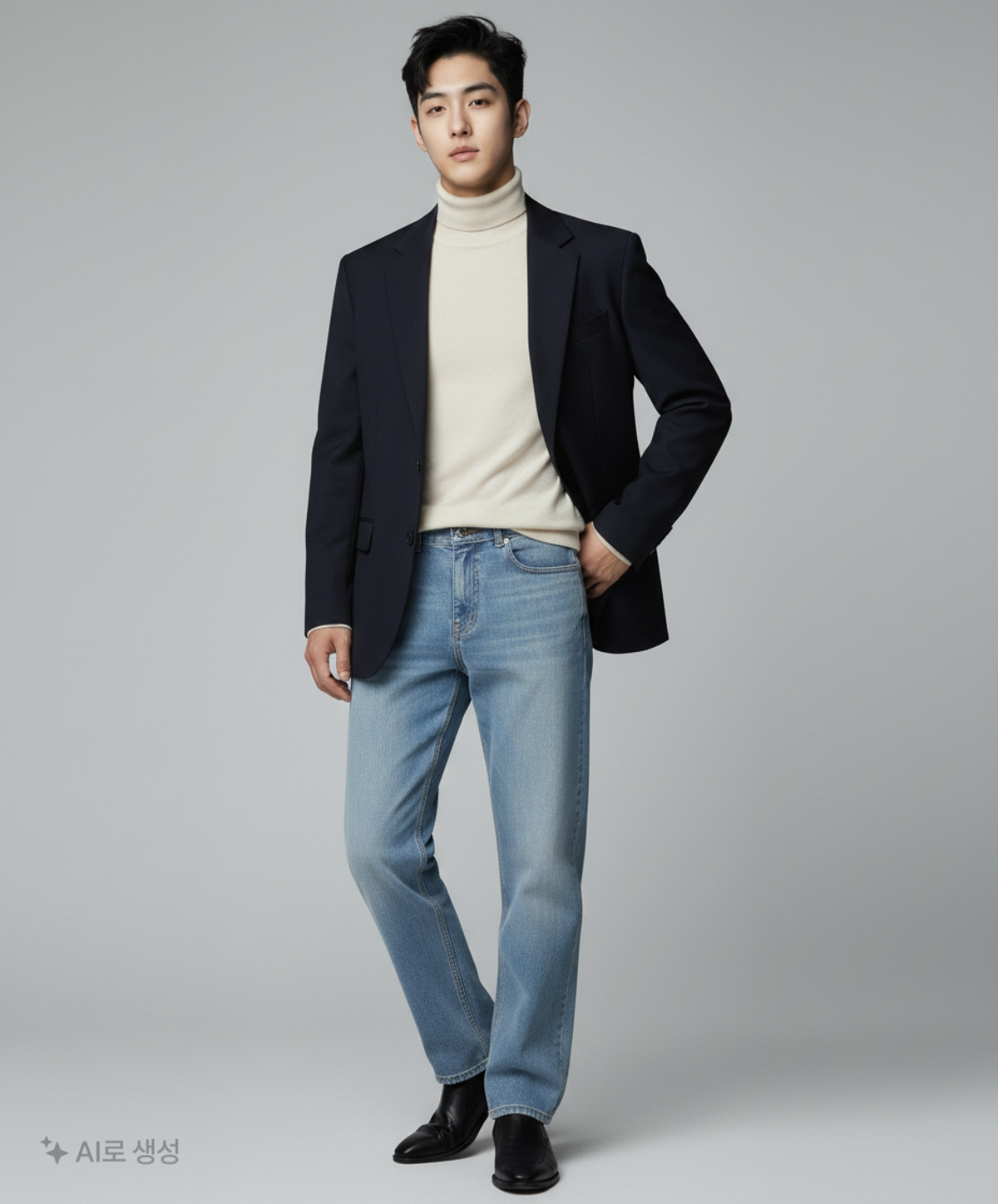 효지(HYOJI) 청/데님 팬츠 M