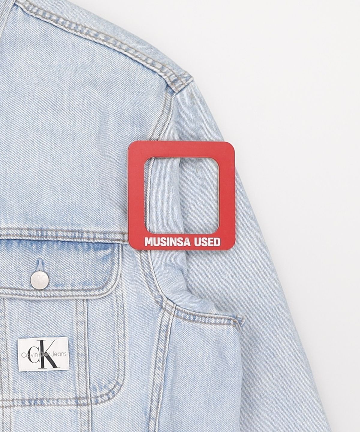캘빈클라인 진(CALVIN KLEIN JEANS) 데님/트러커 재킷 L