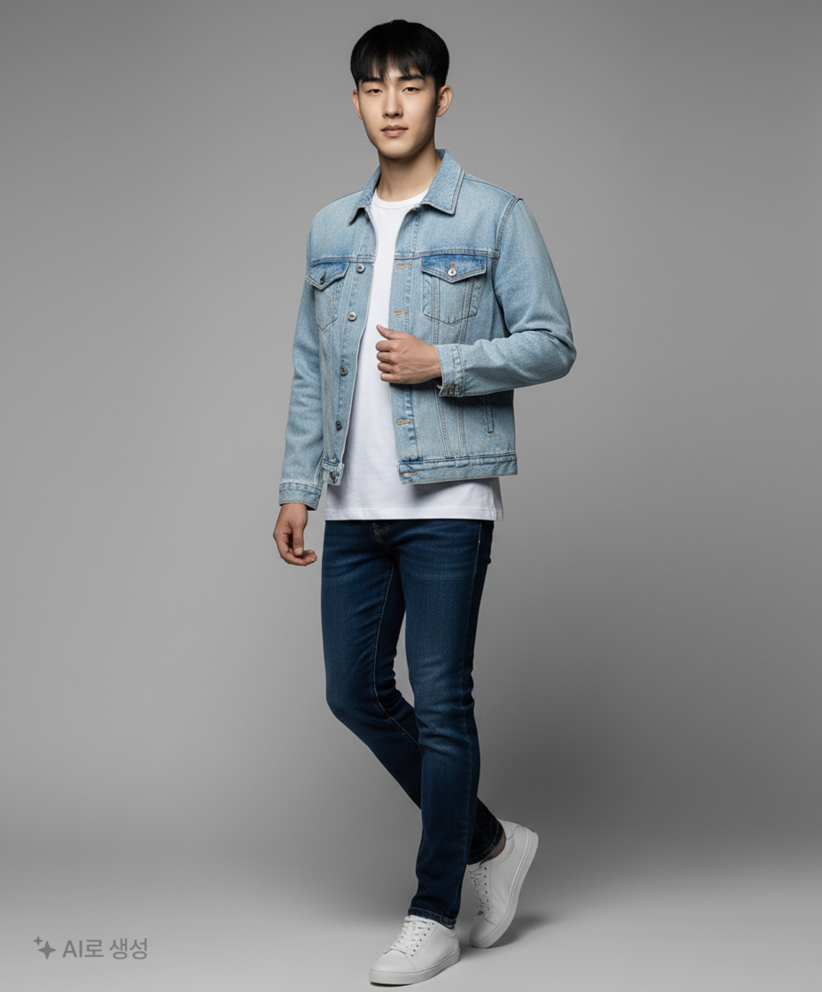 캘빈클라인 진(CALVIN KLEIN JEANS) 데님/트러커 재킷 L