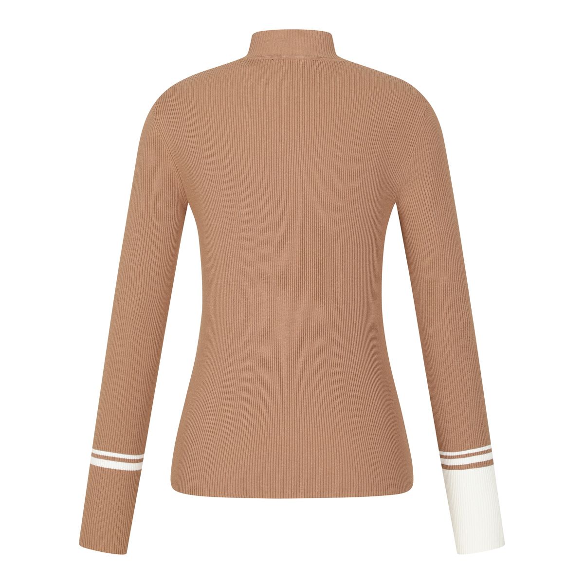 테일러메이드 어패럴(TAYLORMADE APPAREL) 26FW 여성 골지 하이넥 풀오버 니트 TS6-77HG22-509