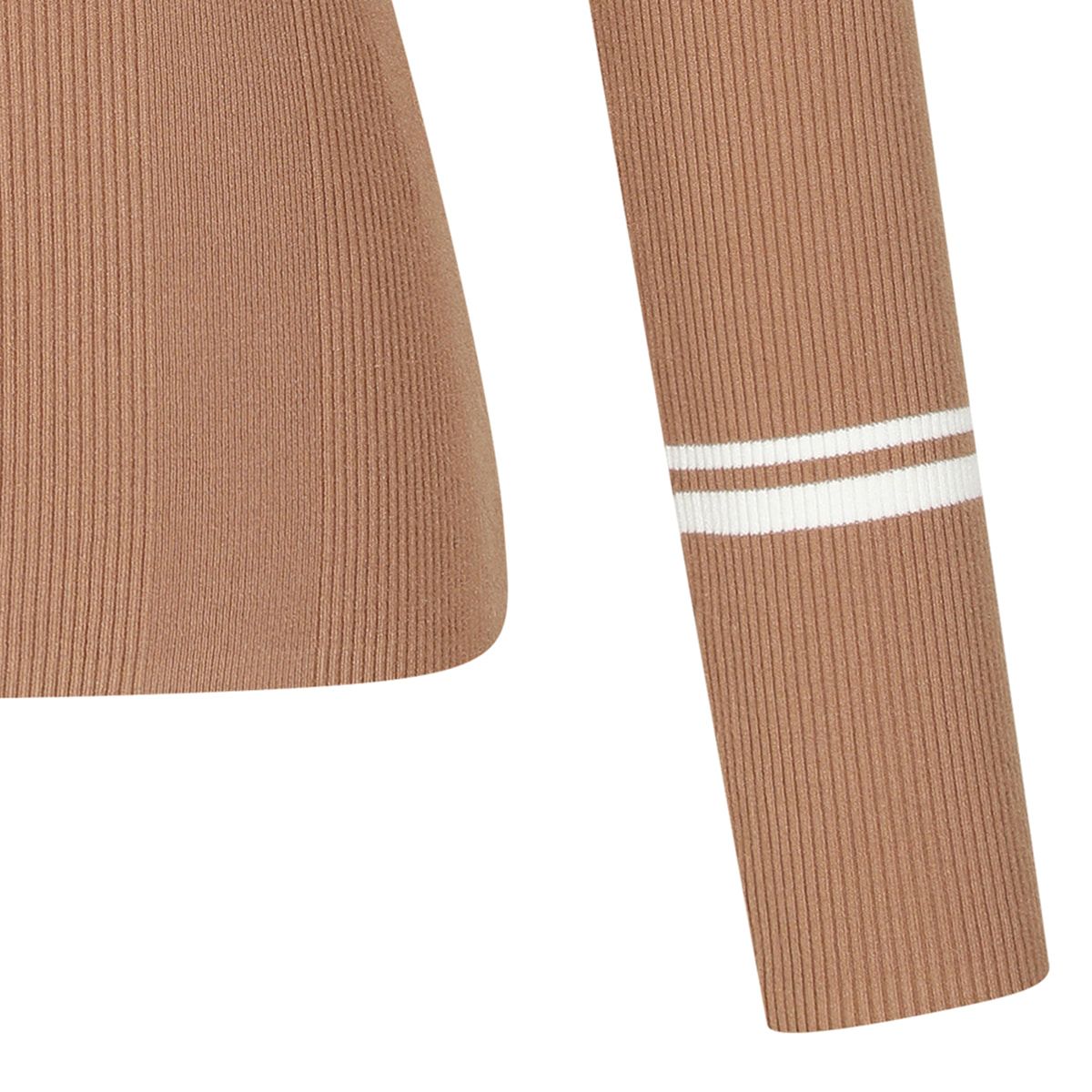 테일러메이드 어패럴(TAYLORMADE APPAREL) 26FW 여성 골지 하이넥 풀오버 니트 TS6-77HG22-509