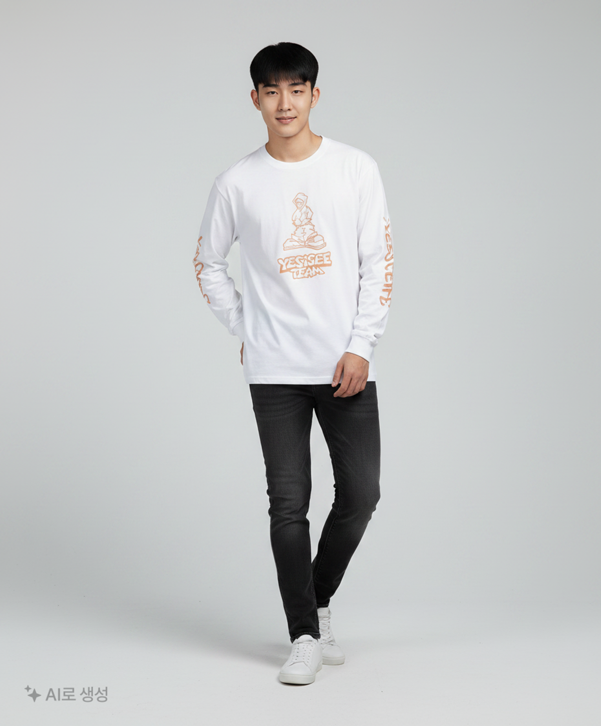 예스아이씨(YESEYESEE) Y.E.S Bully L/S White M