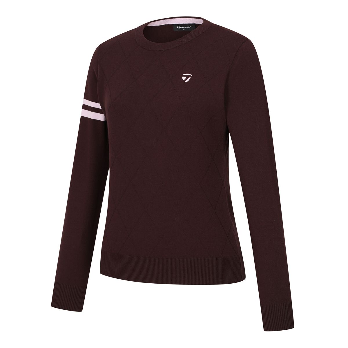 테일러메이드 어패럴(TAYLORMADE APPAREL) 26FW 여성 아가일 라운드 풀오버 니트 TS6-77HG21-420