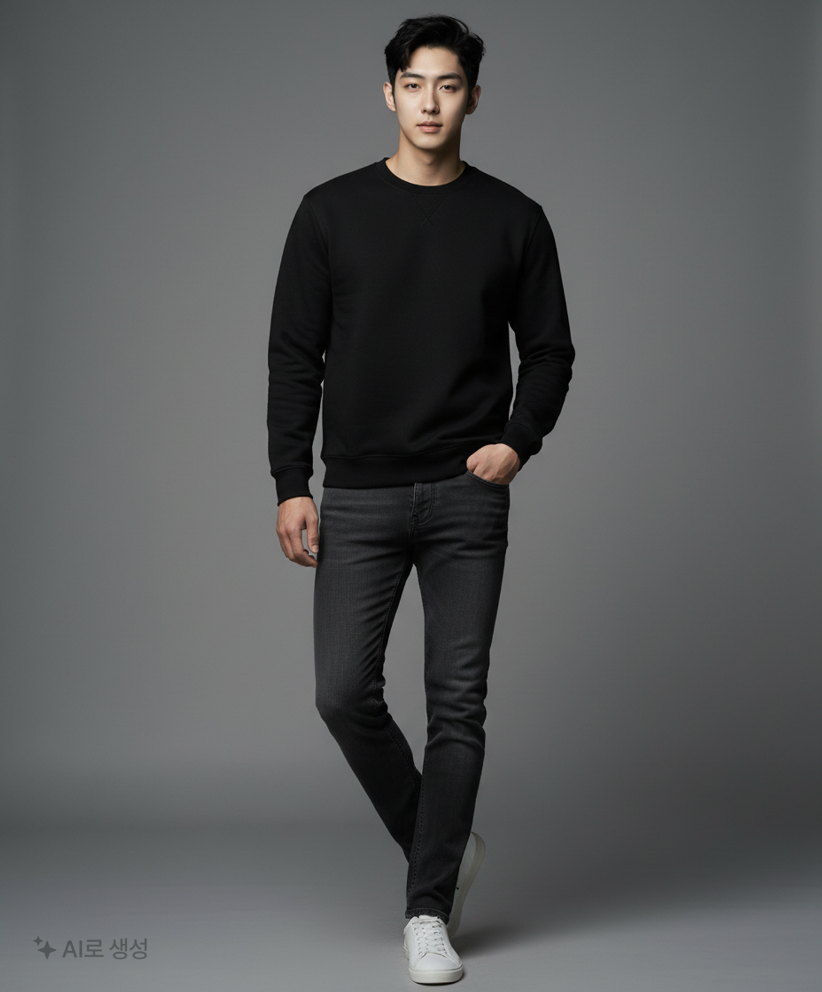 무신사 스탠다드(MUSINSA STANDARD) 맨투맨/스웨트셔츠 L