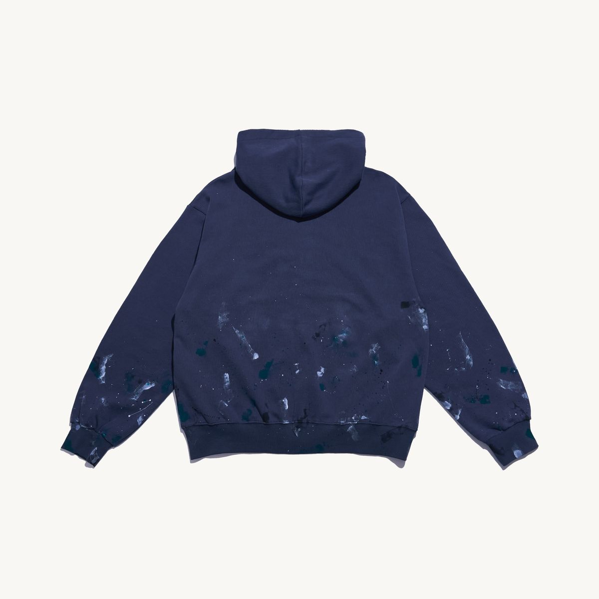 낫뉴(NOT NEW) Painting Hood Zip-Up Navy