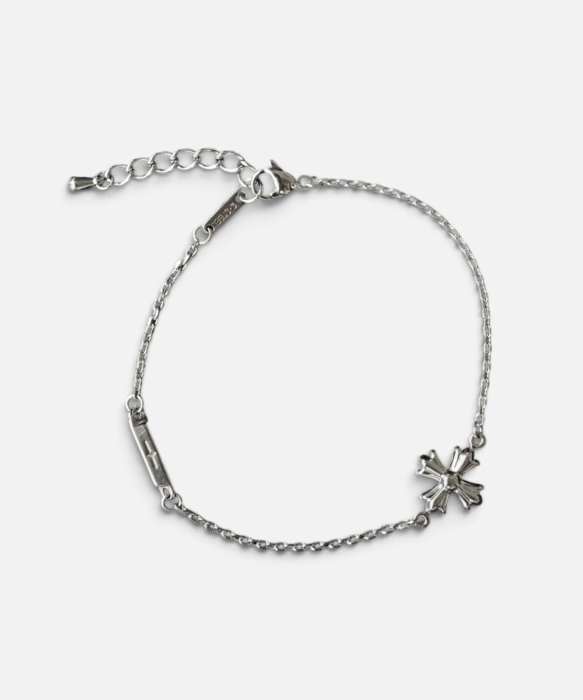 셉텐벌5(SEPTEMBER5) SIMPLE CROSS CHAIN BRACELET