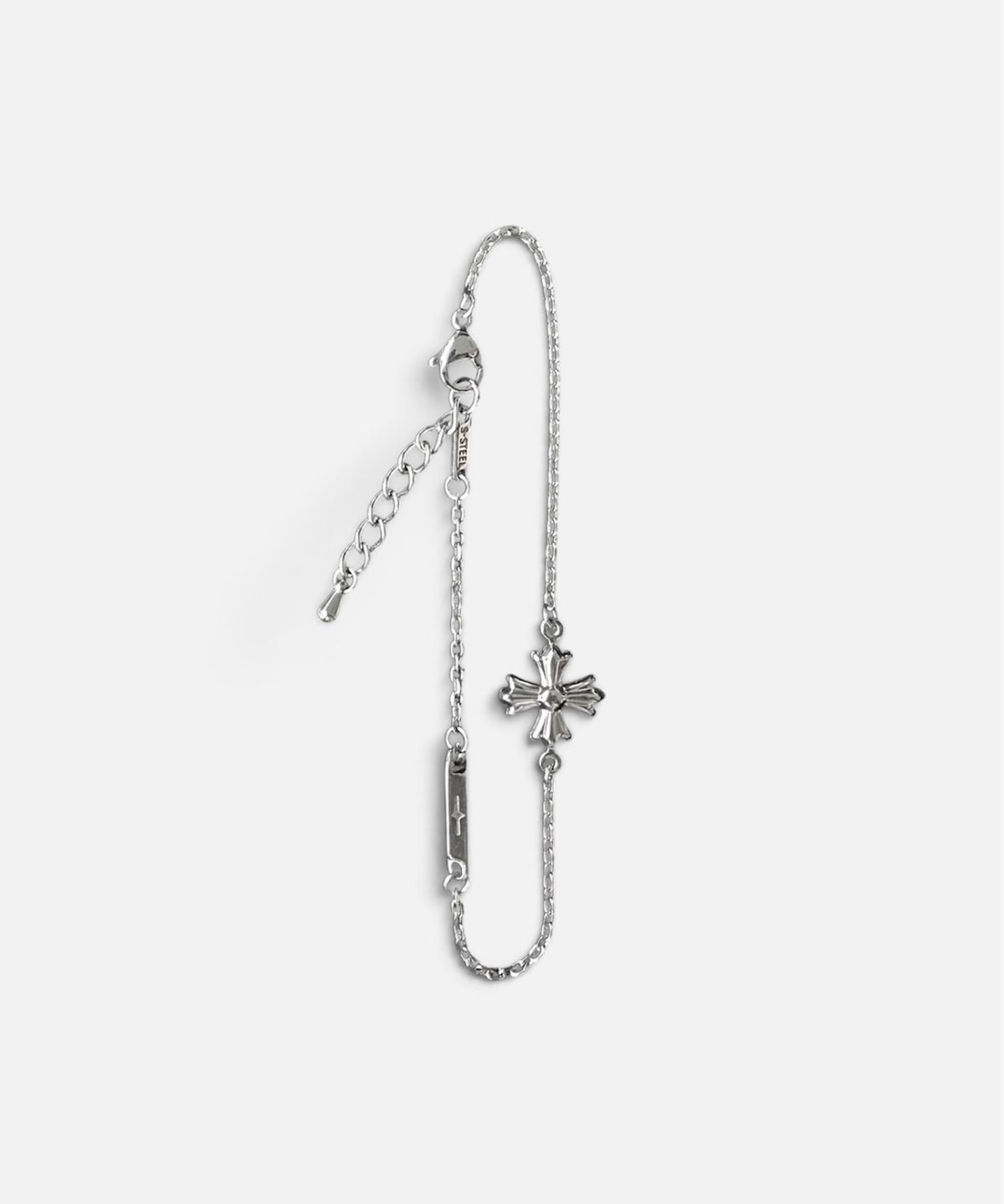 셉텐벌5(SEPTEMBER5) SIMPLE CROSS CHAIN BRACELET