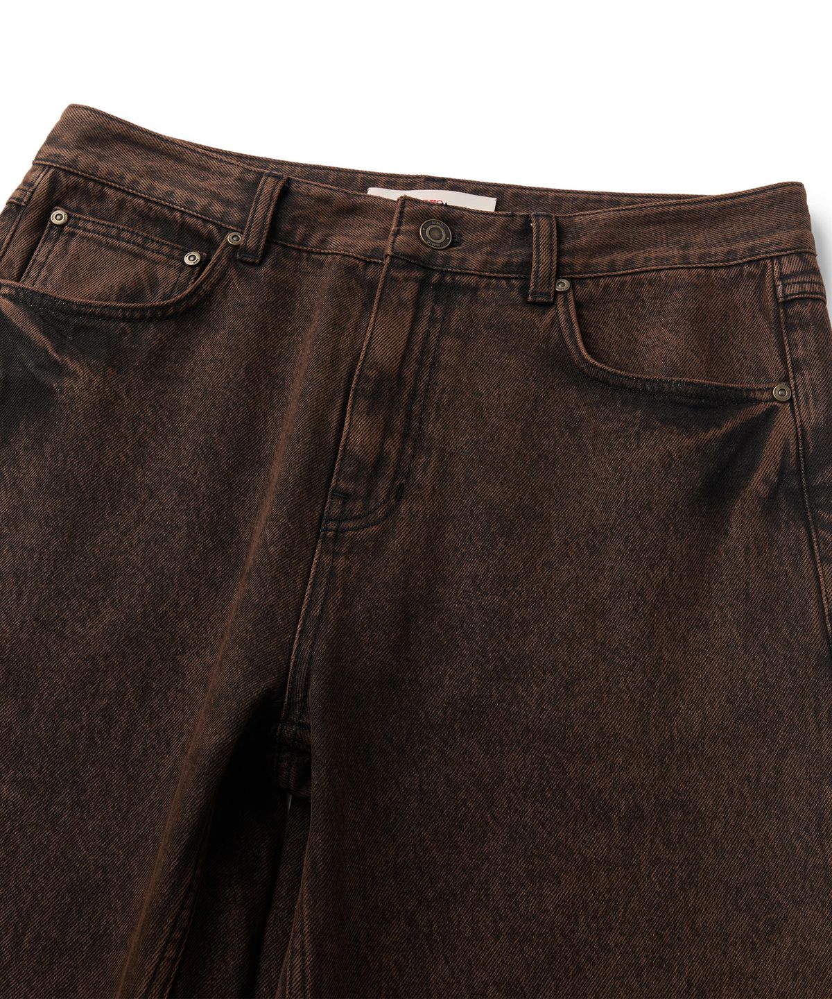 엠엠아이씨(MMIC) BIAS SHIFT JEANS (BROWN)