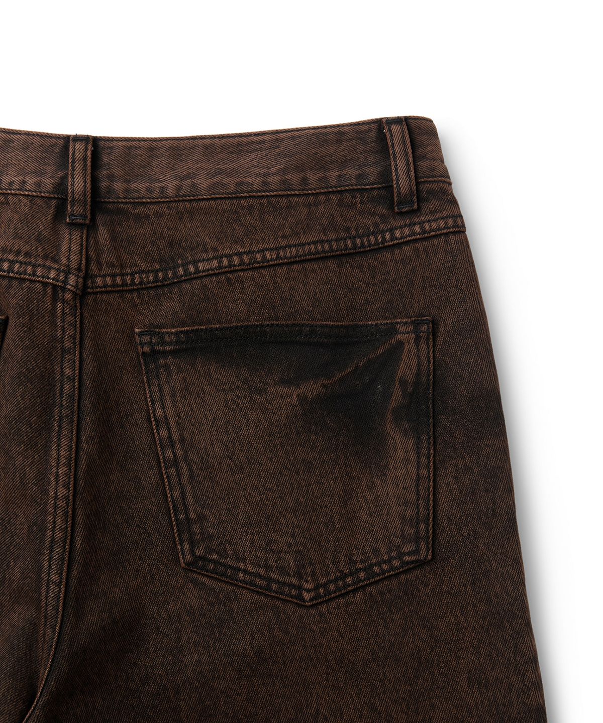 엠엠아이씨(MMIC) BIAS SHIFT JEANS (BROWN)