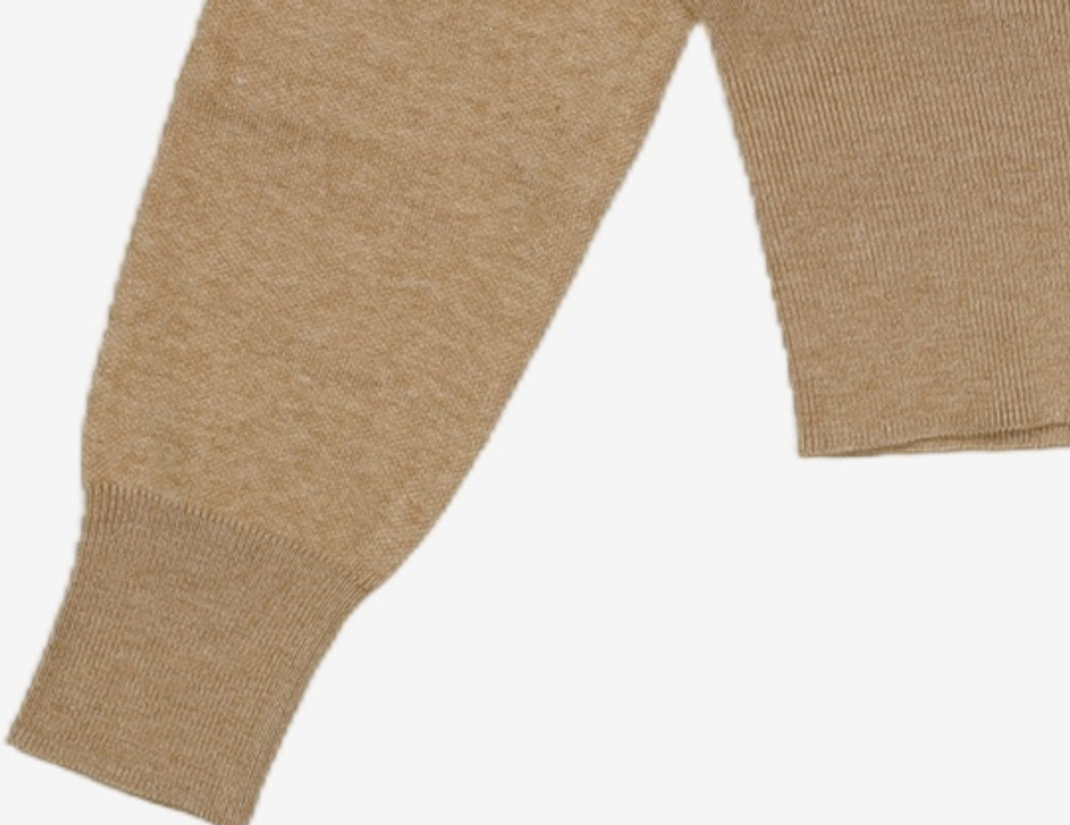 마리떼 프랑소와 저버(MARITHÉ + FRANҪOIS GIRBAUD) W CLASSIC LOGO CROP KNIT beige OS