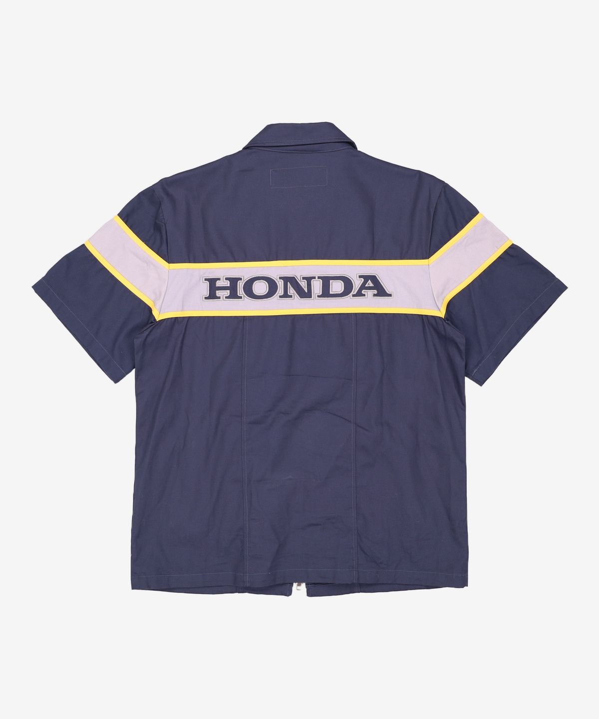 핍스 모터사이클(PHYPS MOTORCYCLE) Half Sleeve Zip Up Shirt Navy M