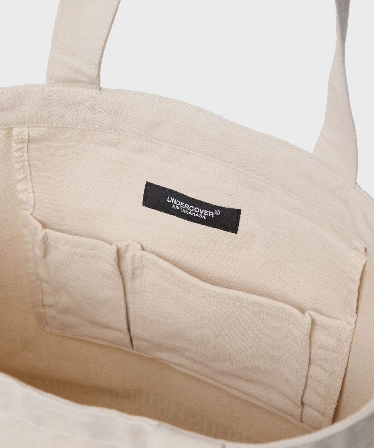 언더커버(UNDERCOVER) (U) 서울 1주년 익스클루시브 UC2F9B02 토트백 화이트 SEOUL 1 YEAR ANNIVERSARY TOTE BAG WHITE