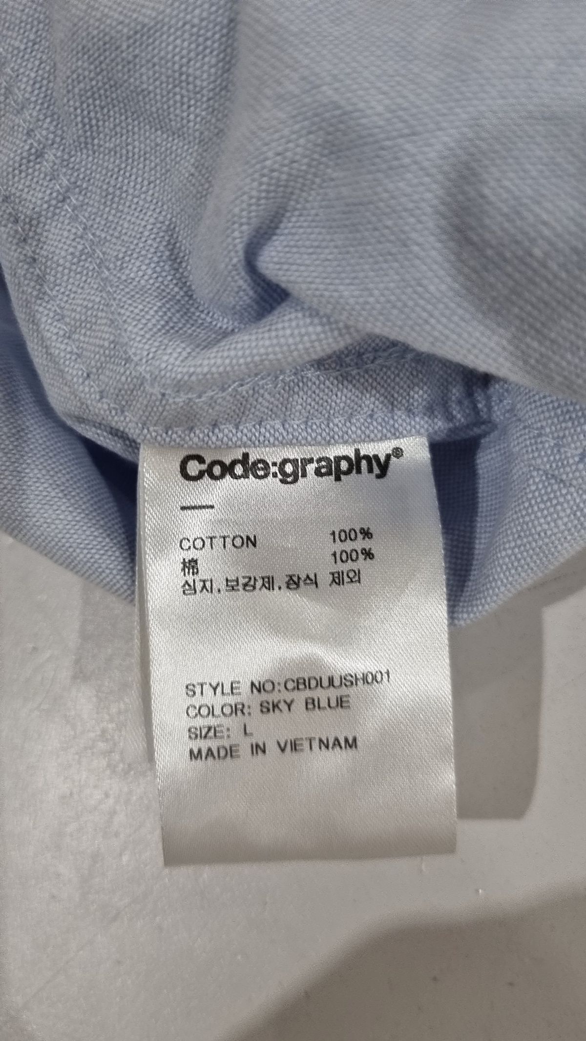 코드그라피(CGP) 시티보이 옥스포드 반팔 셔츠_3COLOR L