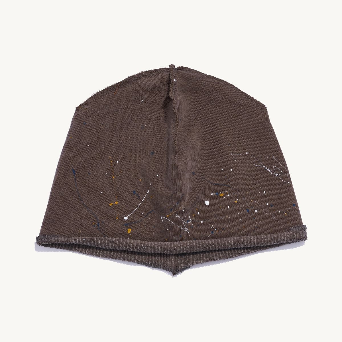 낫뉴(NOT NEW) Reversible Painting Beanie Brown