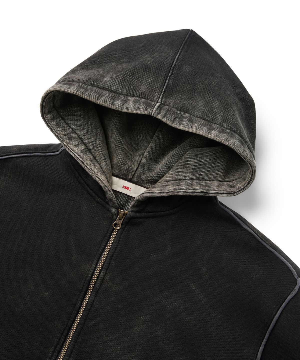 엠엠아이씨(MMIC) SHADE LAYER ZIP-UP HOODIE (BLACK)