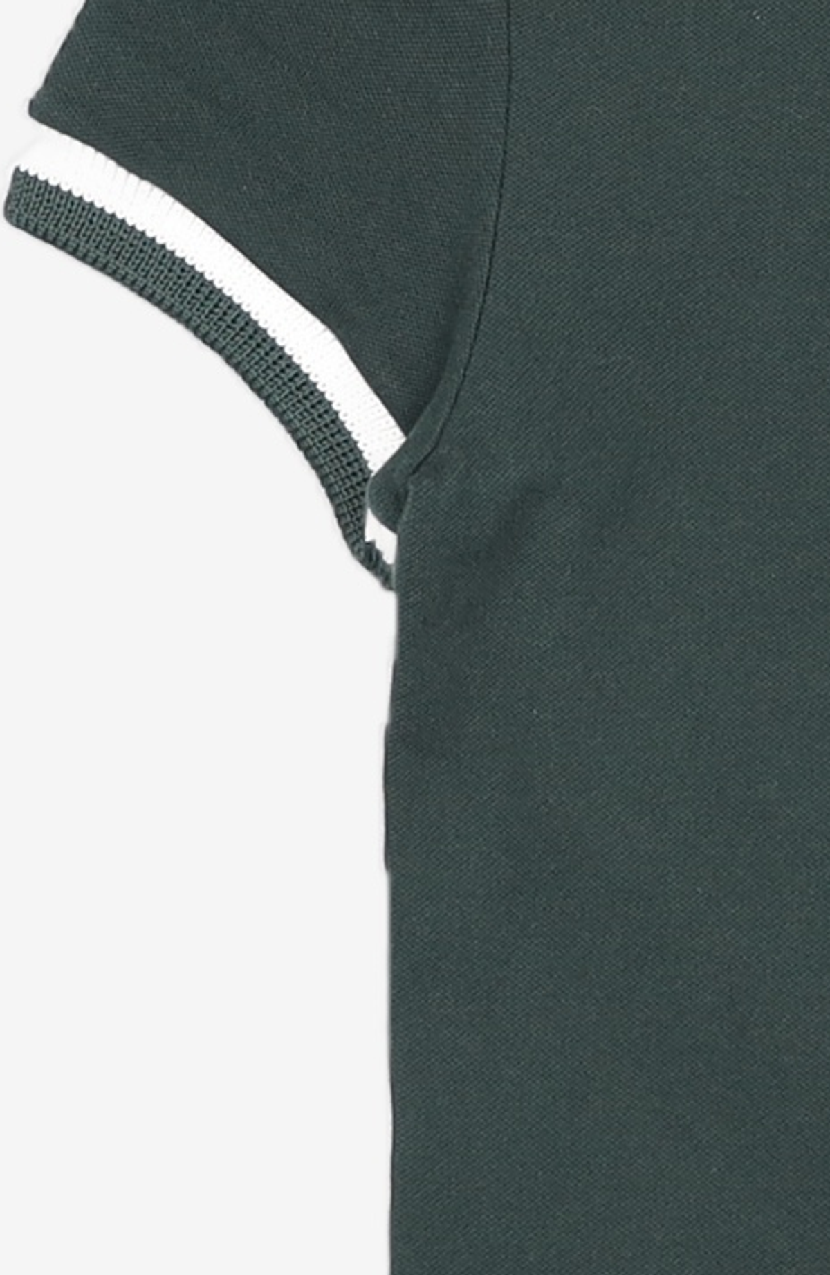라코스테(LACOSTE) 여성 슬림핏 티핑 반팔 티셔츠 [다크그린] 36
