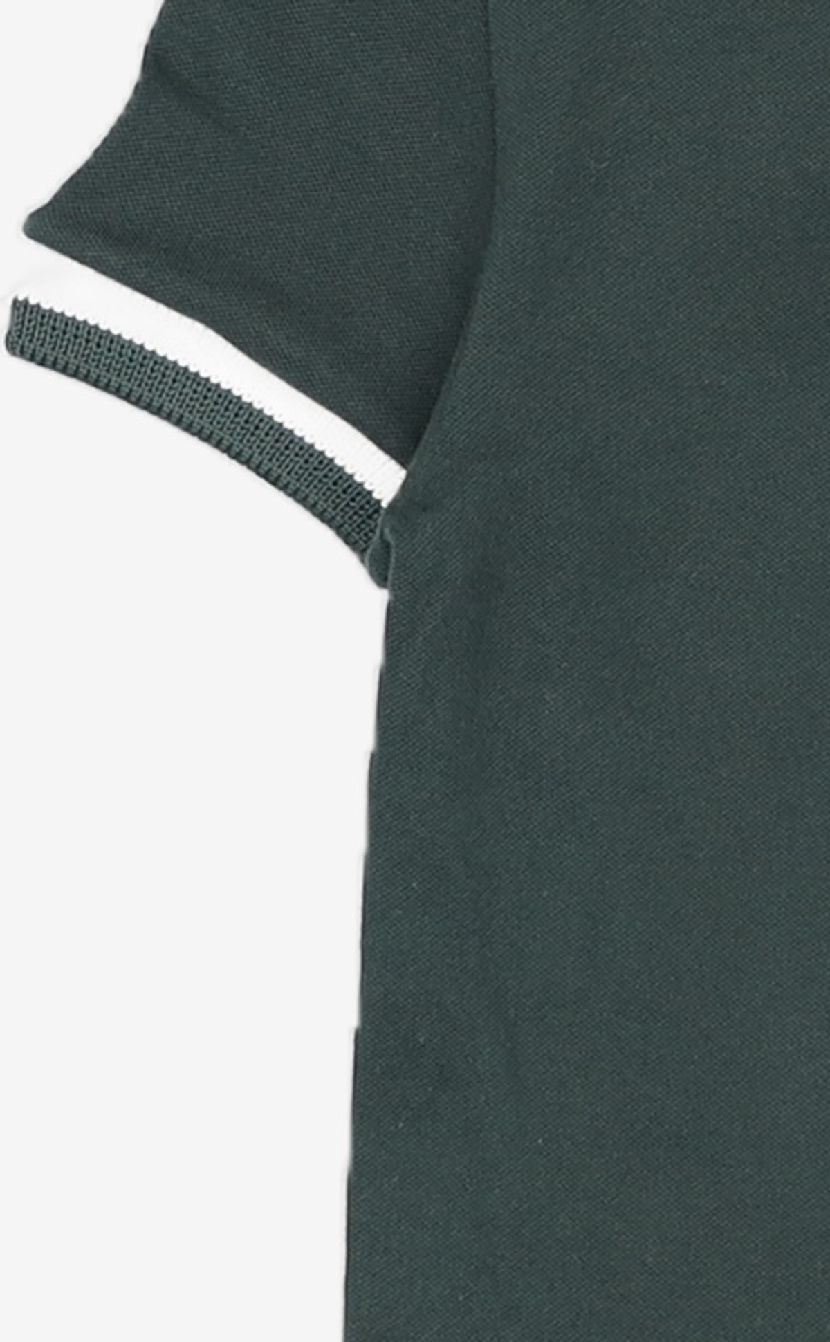 라코스테(LACOSTE) 여성 슬림핏 티핑 반팔 티셔츠 [다크그린] 36