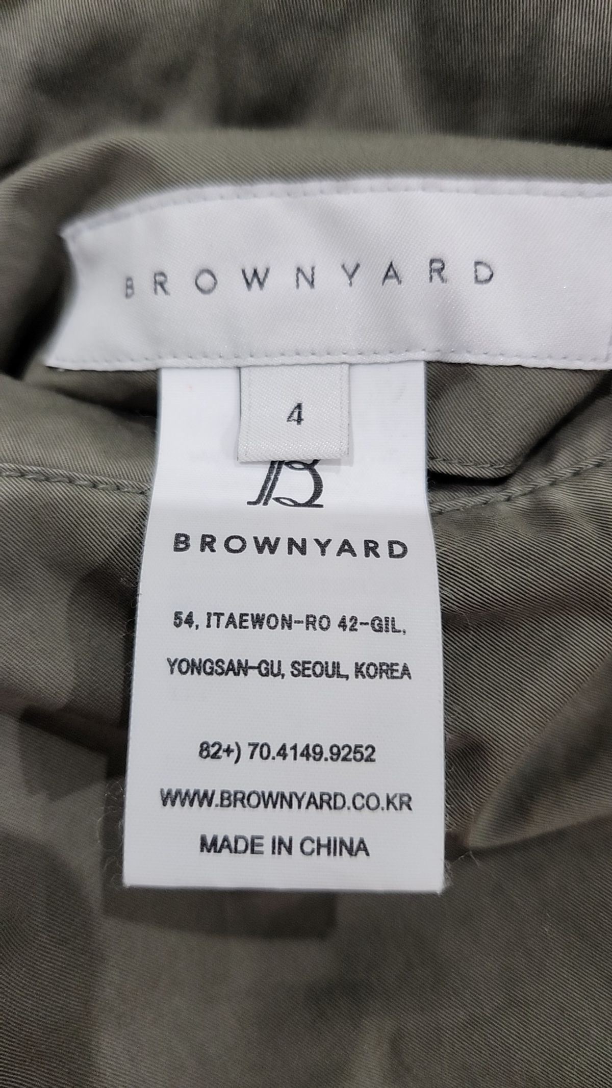 브라운야드(BROWNYARD) MA-1, 올리브 4