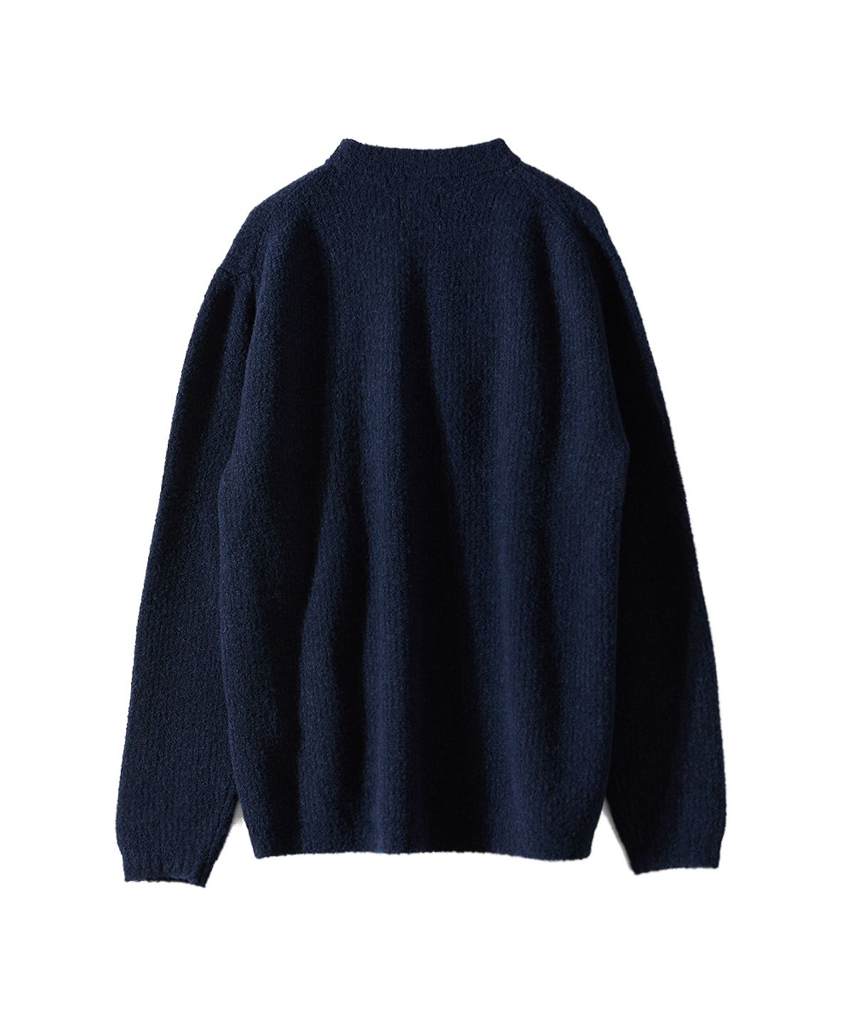 홀리선(HORLISUN) Northyork Boucle Crewneck Knit Melange Navy