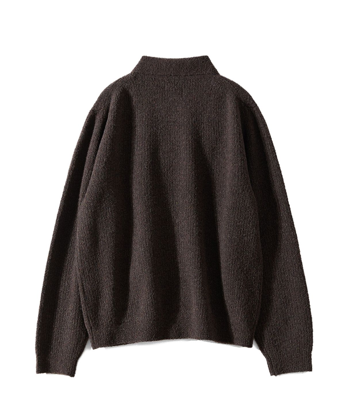 홀리선(HORLISUN) Forshey Boucle Zip Up Knit Cardigan Multi Demitasse