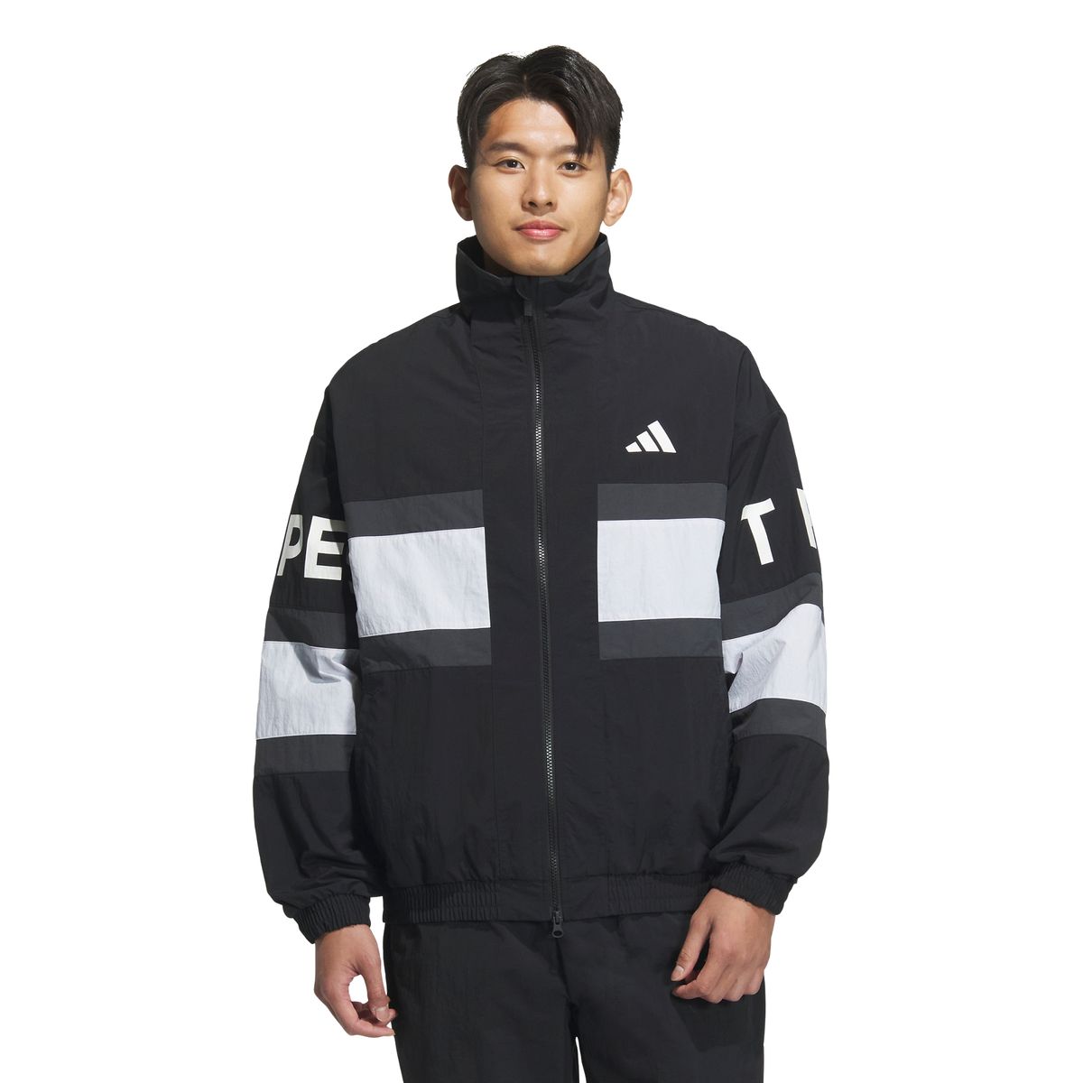 아디다스(ADIDAS) 워딩 팩 루즈 핏 메쉬 라인드 우븐 재킷 JM2064
