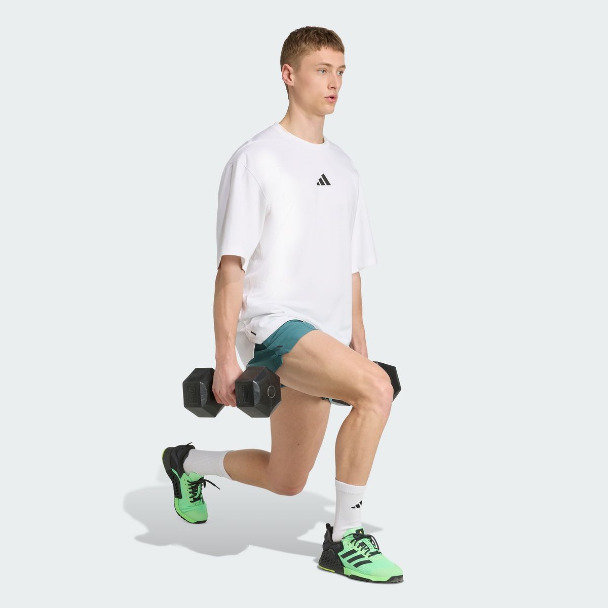 아디다스(ADIDAS) PrimeLift Workout 오버사이즈 티 JV9683