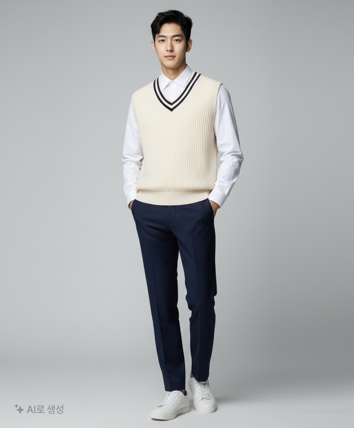 니티드(KNITTED) 베스트 L
