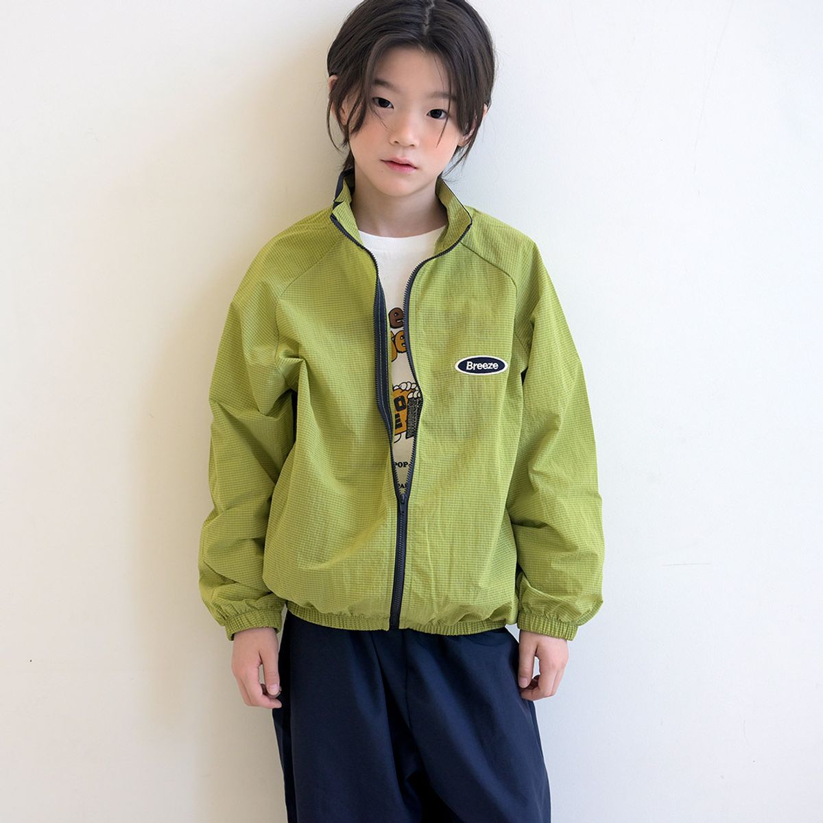 붐붐키즈(BOOMBOOMKIDS) SS26F01 브리즈집업상하