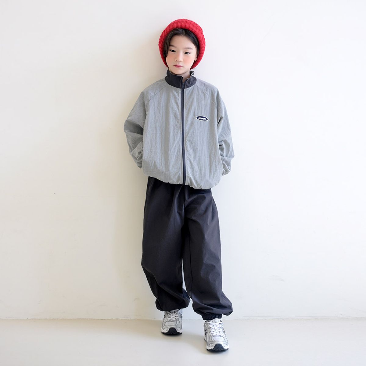 붐붐키즈(BOOMBOOMKIDS) SS26F01 브리즈집업상하