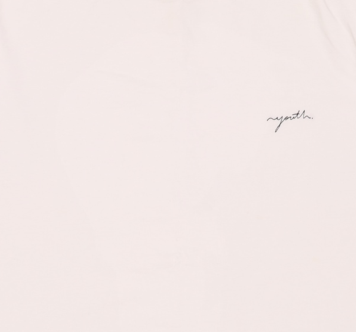 유스(YOUTH) H/S Logo T-Shirt - White FREE