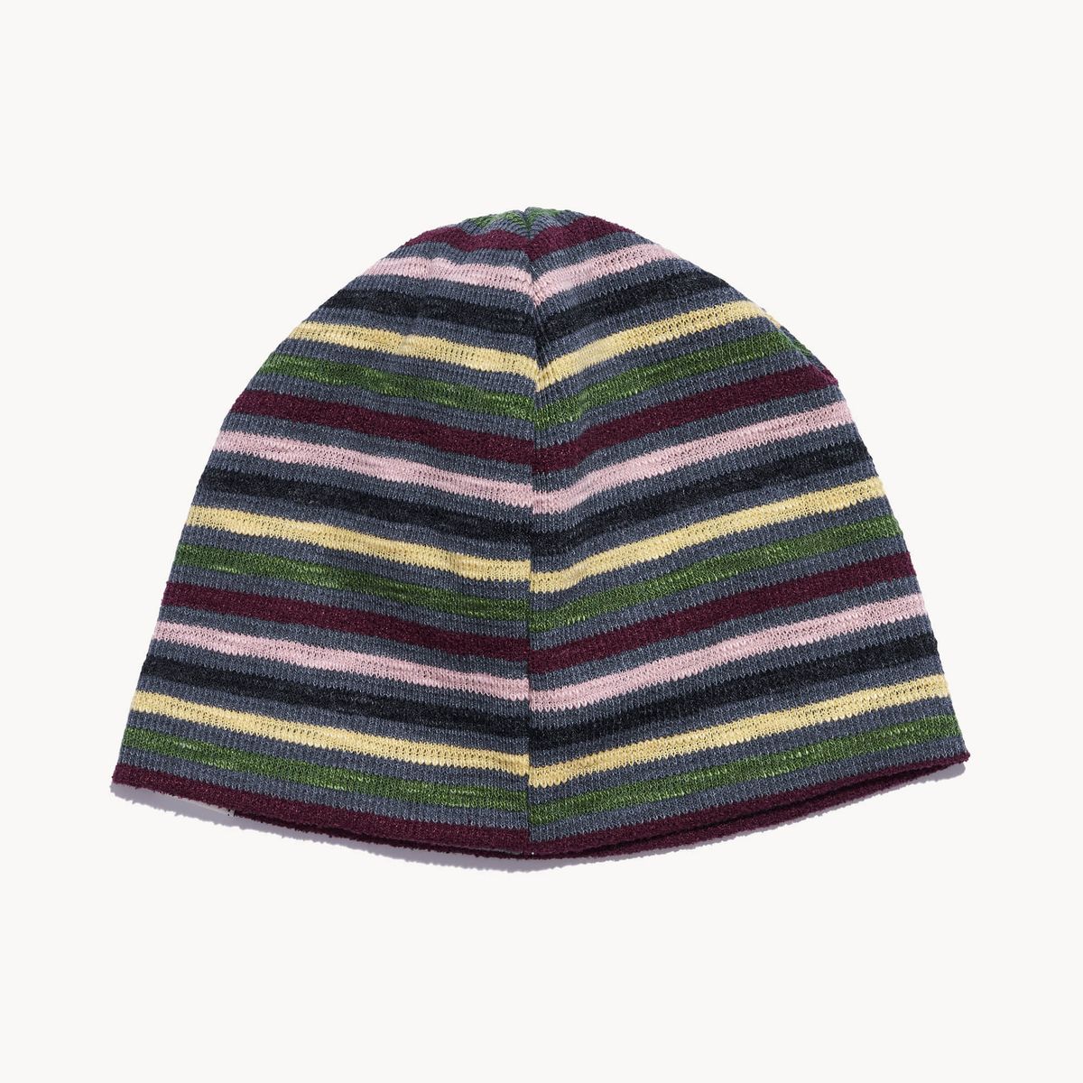 낫뉴(NOT NEW) nn Label Rainbow Beanie Grey